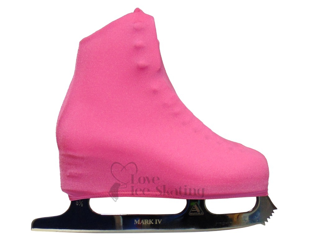 pink ice skating boots