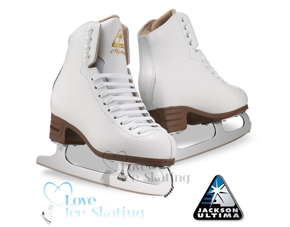 Jackson Ultima Artiste Figure Ice Skates for Women Girls/White Color JUST LAUNCHED 2019 Bundle with Skate Guards Improved 
