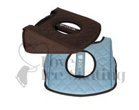 Zuca Seat Cushion Reversible Turquoise / Brown