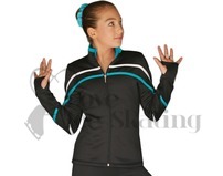 J618f Ice Skating Fleece Jacket with Stripe / Piping by ChloeNoel