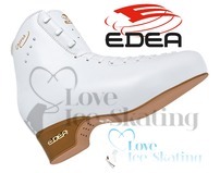Edea Chorus Ladies White Figure Skates Boot Only