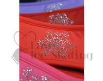 Red Headband with Crystal Snowflake