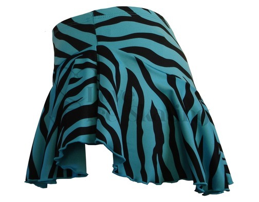Chloe Noel York Flare Skirt Zebra/Turquoise
