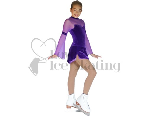 Chloe Noel Figure Skating Light Tan Tights Footed In Boot