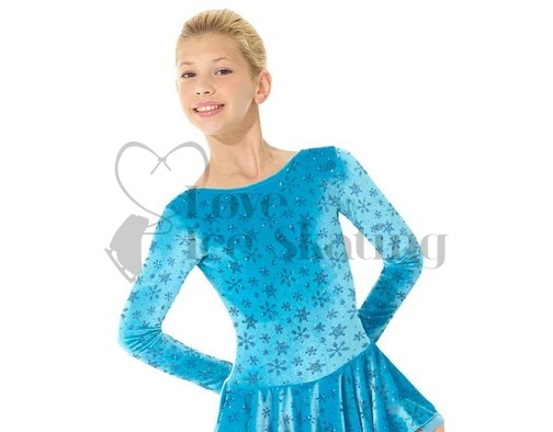 Blue Snowflake Ice Skating Dress by Mondor 2747 FL