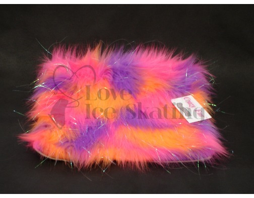 Fuzzy Soakers Glitter Crazy Fur Orange,Pink & Purple Towel