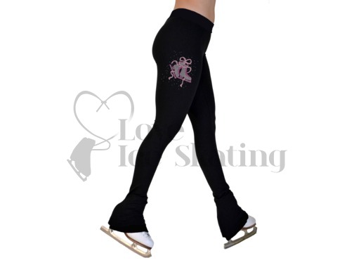  Ice Skating Pants for Girls 5-6 Years Old Pure Black