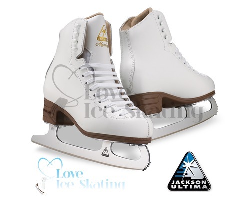 Jackson Mystique White Ladies Figure Skates