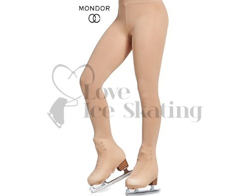 2 Pack Over the Boot Ice Skating Tights Mondor 902 Caramel