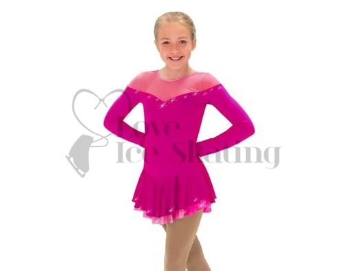 Chloe Noel Figure Skating Dress Candy Pink