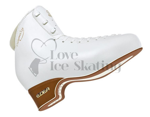 Edea Flamenco Ladies White Ice Dance Boots - Boot Only