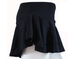 Chloe Noel York Flare Skirt Black