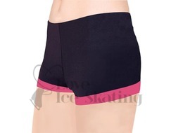 Ice Figure skating Shorts with Pink with Pink cuff