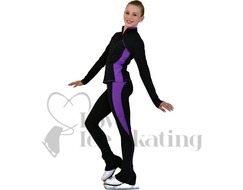 Ice Skating Jacket JS08 Supplex Purple by Chloe Noel