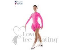 Ice Skating Dress Fluorescent Pink by Tappers and Pointers