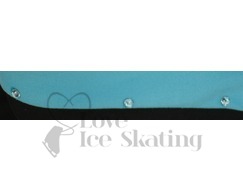 Ice Skating Jacket by Chloe Noel Turquise with Swarovski Crystals 
