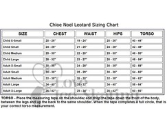 Chloe Noel Leotard GL212 Black with Contrast Binding in Fuchsia