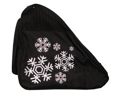 Snowflake Black Ice Skating Bag
