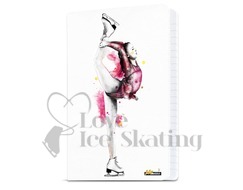 Intermezzo 7673 Ice Skating Biellmann A4 Notebook