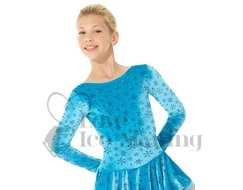 Blue Snowflake Ice Skating Dress by Mondor 2747 FL