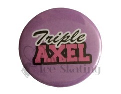 Triple Axel on Lilac badge