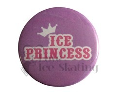 Ice Princess badge Purple and Pink