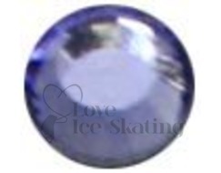 Ice skating Shorts with Purple Rhinestones 