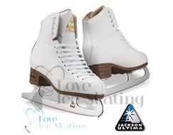 Jackson Mystique White Ladies Figure Skates