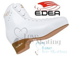 Edea Chorus Ladies White Figure Skates Boot Only