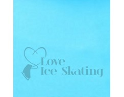 Thuono Blue Performance Figure Skating Jacket with Crystal Zip  