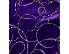 Mondor Ice Skating Dress Purple with Glitter Design