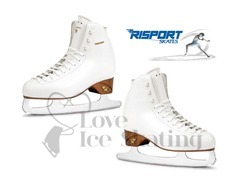 Risport Antares White Figure Skate with Blades
