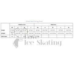 Chloe Noel Ice Skating Light Tan Tights OTB 2 Side Crystal Swirl 
