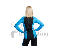 Jiv Dynamic Black & Turquoise Skating Jacket