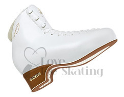 Edea Flamenco Ladies White Ice Dance Boots - Boot Only